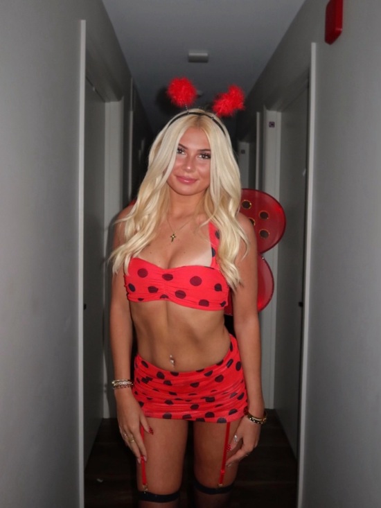 Fashion Nova Dresses & Skirts - Red Polka Dot Two-Piece Ladybug Halloween Set